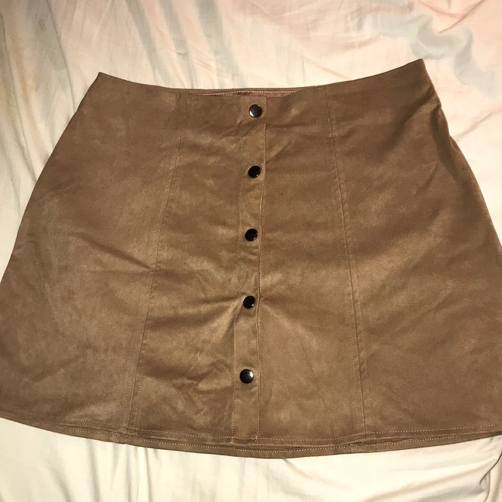 kendall and kylie suede skirt
